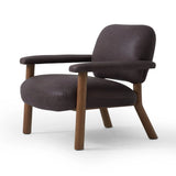 Featuring Eisley Tumble Waxed Slate Accent Chair by Four Hands at Amethyst Home. Sleek and inviting, this wood-meets-leather arm chair is timeless in any context. Large cylindrical legs support the upholstered back and seat, which are covered in bark-colored top-grain leather. Spring suspension adds comfort and durability to the seat cushion.
Collection: Ca. Amethyst Home provides interior design, new home construction design consulting, vintage area rugs, and lighting in the Charlotte metro area.