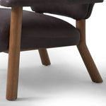 Featuring Eisley Tumble Waxed Slate Accent Chair by Four Hands at Amethyst Home. Sleek and inviting, this wood-meets-leather arm chair is timeless in any context. Large cylindrical legs support the upholstered back and seat, which are covered in bark-colored top-grain leather. Spring suspension adds comfort and durability to the seat cushion.
Collection: C. Amethyst Home provides interior design, new home construction design consulting, vintage area rugs, and lighting in the Des Moines metro area.