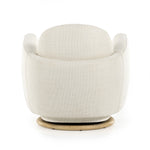 With the soft volume and exaggerated curves, the Enya Gibson White Swivel Chair is upholstered with high-performance fabric atop a plinth-style swivel base. Performance fabrics are specially created to withstand spills, stains, high traffic, and wear, ensuring long-term comfort and unmatched durability. Amethyst Home provides interior design services, furniture, rugs, and lighting in the Kansas City metro area.