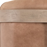 Featuring Etta Winchester Beige Chair by Four Hands at Amethyst Home. Deco-driven elegance. A fresh take on the traditional cigar chair, impeccably tailored tan top-grain leather forms a curvy U shape, with solid parawood detailing adding interest to gunmetal-finished iron framing.Overall Dimensions: 33.75"W x 34.25"L x 31.50"H
Collection: BelfastColors: Winchester Beige ,Yucca Paraw. Amethyst Home provides interior design, new construction, custom furniture, and area rugs in the Omaha metro area.