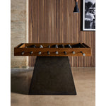 Featuring Foosball Natural Brown Guanacaste Table by Four Hands at Amethyst Home. Handmade by skilled artisans, the Foosball Natural Brown Guanacaste Table is a one-of-a-kind game that features a beautiful blend of hand-finished Guanacaste wood and metal that’s been aged through a manual, month-long process using natural elements to bring unique character to each piece. Includes three balls.
O. Amethyst Home provides interior design services, furniture, rugs, and lighting in the Dallas metro area.