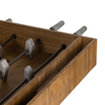 Featuring Foosball Natural Brown Guanacaste Table by Four Hands at Amethyst Home. Handmade by skilled artisans, the Foosball Natural Brown Guanacaste Table is a one-of-a-kind game that features a beautiful blend of hand-finished Guanacaste wood and metal that’s been aged through a manual, month-long process using natural elements to bring unique character to each piece. Includes three balls.
. Amethyst Home provides interior design services, furniture, rugs, and lighting in the Seattle metro area.