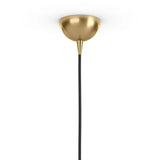 Featuring Glass Burnished Brass Clear Glass Globe Large Pendant by Four Hands at Amethyst Home. A single glass sphere dangles for a stunning effect. Each globe is individually blown, shaped and sculpted by hand through a one-hour process. Brass and glass are 98% recyclable. Designed and sustainably crafted in Poland by Schwung.
Overall Dimensions : 11.75"w x . Amethyst Home provides interior design, new home construction design consulting, vintage area rugs, and lighting in the Houston metro area.
