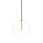 Featuring Glass Burnished Brass Clear Glass Globe Large Pendant by Four Hands at Amethyst Home. A single glass sphere dangles for a stunning effect. Each globe is individually blown, shaped and sculpted by hand through a one-hour process. Brass and glass are 98% recyclable. Designed and sustainably crafted in Poland by Schwung.
Overall Dimensions : 11.75". Amethyst Home provides interior design, new home construction design consulting, vintage area rugs, and lighting in the Los Angeles metro area.