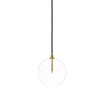 Featuring Glass Burnished Brass Clear Glass Globe Medium Pendant by Four Hands at Amethyst Home. A single glass sphere dangles for a stunning effect. Each globe is individually blown, shaped and sculpted by hand through a one-hour process. Brass and glass are 98% recyclable. Designed and sustainably crafted in Poland by Schwung.
Overall Dimensions : 7.75"w x 7.. Amethyst Home provides interior design, new home construction design consulting, vintage area rugs, and lighting in the Omaha metro area.
