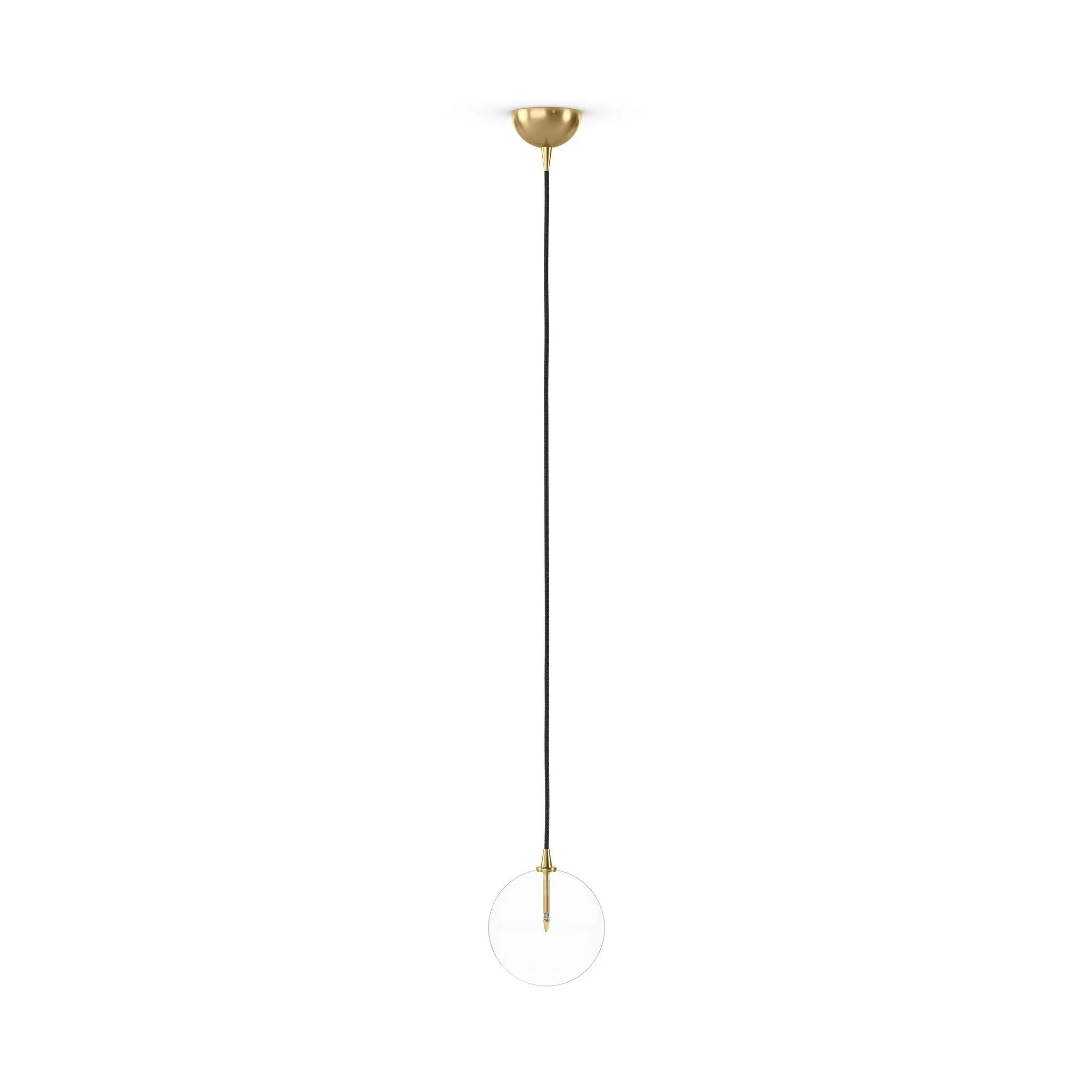 Featuring Glass Burnished Brass Clear Glass Globe Medium Pendant by Four Hands at Amethyst Home. A single glass sphere dangles for a stunning effect. Each globe is individually blown, shaped and sculpted by hand through a one-hour process. Brass and glass are 98% recyclable. Designed and sustainably crafted in Poland by Schwung.
Overall Dimensions : 7.75"w . Amethyst Home provides interior design, new home construction design consulting, vintage area rugs, and lighting in the Park City metro area.