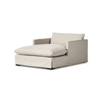 Designed for lounging. High-performance fabric covers shelter arms and pillow-inspired cushion. Performance fabrics are specially created to withstand spills, stains, high traffic and wear, ensuring long-term comfort and unmatched durability.Collection: Atelie Amethyst Home provides interior design, new home construction design consulting, vintage area rugs, and lighting in the Dallas metro area.
