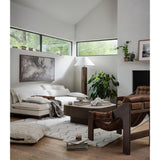 Featuring Halston Heirloom Sienna Chair by Four Hands at Amethyst Home. A Seventies-era style inspired by a flea market find, a dramatically tufted sling seat of black top-grain leather angles at the just-right pitch for total comfort, with wide, brown ash framing. Sourced from one of the oldest family-owned tanneries in Italy's Bassano del Grappa, heirloom le. Amethyst Home provides interior design, new home construction design consulting, vintage area rugs, and lighting in the Boston metro area.