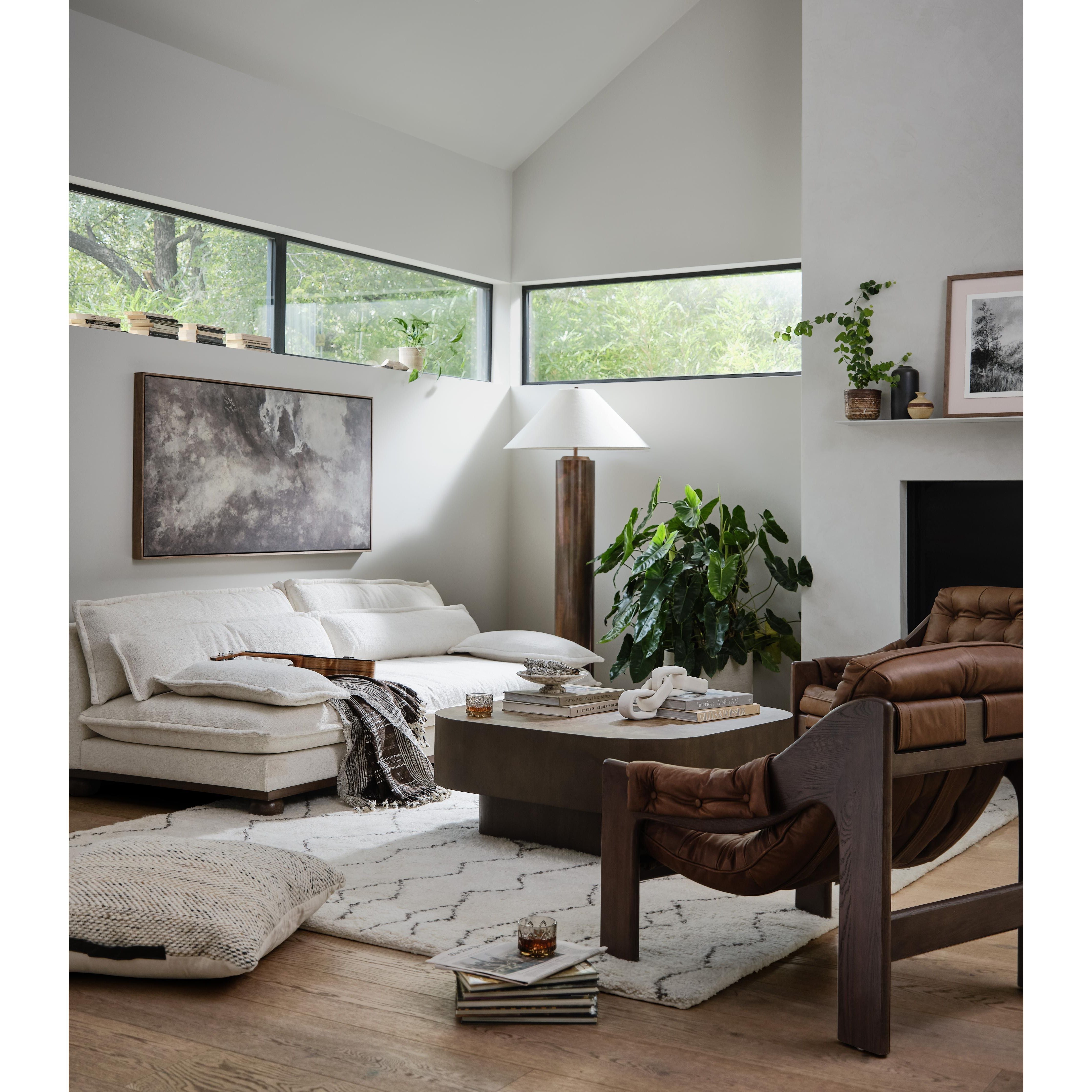 Featuring Halston Heirloom Sienna Chair by Four Hands at Amethyst Home. A Seventies-era style inspired by a flea market find, a dramatically tufted sling seat of black top-grain leather angles at the just-right pitch for total comfort, with wide, brown ash framing. Sourced from one of the oldest family-owned tanneries in Italy's Bassano del Grappa, heirloom le. Amethyst Home provides interior design, new home construction design consulting, vintage area rugs, and lighting in the Boston metro area.