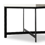Featuring Hammered White Marble Iron End Table by Four Hands at Amethyst Home. An open, hand-hammered base of black iron supports a squared top of white marble, for a beautifully streamlined look with rustic vibes.Collection: ElementColors: White Marble ,Hammered Black IronMaterials: Solid Marble ,Iron ,Engineered Hardwood Weight: 89.9 lbs. Amethyst Home provides interior design, new home construction design consulting, vintage area rugs, and lighting in the Des Moines metro area.