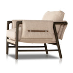 Details make the chair. With poly-blend performance fabric that wraps each arm, faux toggles add an element of interest to midcentury-inspired seating in a wheat hue, with softly sculpted parawood framing carrying out a beautiful neutral look. Amethyst Home provides interior design, new construction, custom furniture, and area rugs in the Monterey metro area.