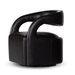 Featuring Hawkins Sonoma Black Swivel Chair by Four Hands at Amethyst Home. This 360-swivel update of the fan-favorite stationary design makes quite the statement. Well curved and finely sculpted, exclusive black top-grain leather makes a uniquely shapely statement in any room.
Overall Dimensions: 26"W x 26"L x 29"HColors: Sonoma ButterscotchMaterials: To. Amethyst Home provides interior design, new home construction design consulting, vintage area rugs, and lighting in the Los Angeles metro area.