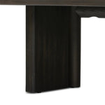 Featuring Huxley Smoked Black Veneer Coffee Table by Four Hands at Amethyst Home. A smoked black finish delivers a character-rich look to a rectangular coffee table. Angled panel legs up the intrigue factor.Collection: HaidenColors: Smoked Black VeneerMaterials: Thick Oak Veneer ,Solid Oak Weight: 85.98 lbs. Amethyst Home provides interior design, new home construction design consulting, vintage area rugs, and lighting in the Boston metro area.