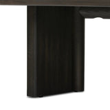Featuring Huxley Smoked Black Veneer Coffee Table by Four Hands at Amethyst Home. A smoked black finish delivers a character-rich look to a rectangular coffee table. Angled panel legs up the intrigue factor.Collection: HaidenColors: Smoked Black VeneerMaterials: Thick Oak Veneer ,Solid Oak Weight: 85.98 lbs. Amethyst Home provides interior design, new home construction design consulting, vintage area rugs, and lighting in the Boston metro area.