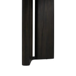 Featuring Huxley Smoked Black Veneer Console Table by Four Hands at Amethyst Home. A smoked black finish delivers a character-rich look to an open-style console table. Angled panel legs up the intrigue factor.Collection: HaidenColors: Smoked Black VeneerMaterials: Thick Oak Veneer ,Engineered Hardwood Weight: 90.39 lbs. Amethyst Home provides interior design, new home construction design consulting, vintage area rugs, and lighting in the Los Angeles metro area.