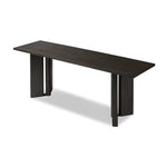 Featuring Huxley Smoked Black Veneer Console Table by Four Hands at Amethyst Home. A smoked black finish delivers a character-rich look to an open-style console table. Angled panel legs up the intrigue factor.Collection: HaidenColors: Smoked Black VeneerMaterials: Thick Oak Veneer ,Engineered Hardwood Weight: 90.39 lbs. Amethyst Home provides interior design, new home construction design consulting, vintage area rugs, and lighting in the Tampa metro area.