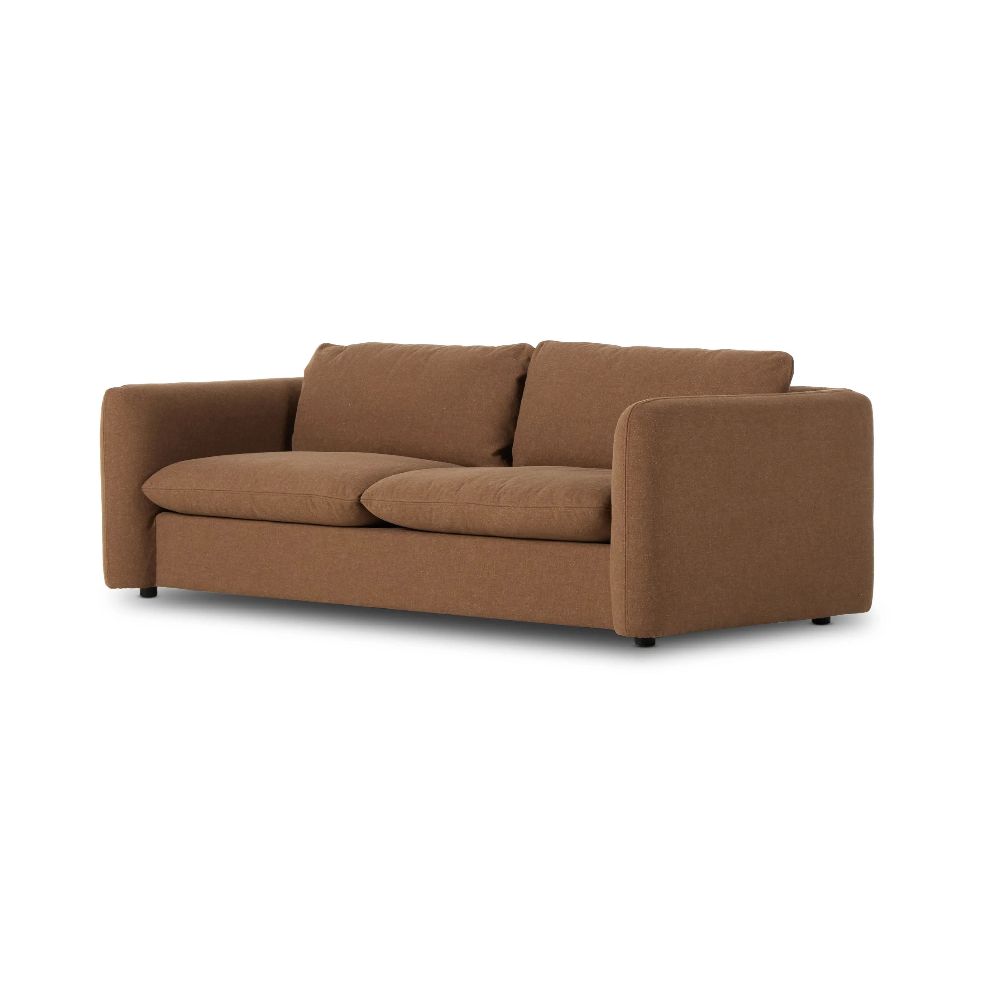 Featuring Ingel Antwerp Cafe Sofa by Four Hands at Amethyst Home. Inflated, pillow-inspired cushioning all around brings cozy comfort to the room. High-performance linen offers the best of both worlds on this plush and welcoming sofa. Inflated arms, feather-fiber blend cushioning and a soft, durable linen fabric make this spacious sofa a smart solution for the. Amethyst Home provides interior design, new home construction design consulting, vintage area rugs, and lighting in the Austin metro area.