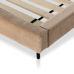 Featuring Inwood Surrey Taupe Bed by Four Hands at Amethyst Home. Inwood Surrey Taupe Bed brings a billowy look to the bedroom. Oversized pillow-like cushioning creates the headboard for this low-profile bed, for a sophisticated-while-cozy look. This bed is not compatible with an adjustable mattress.
Queen:Size: 74.75"W x 95.25"L x 43.5"HWeight: 168.65 lbsVolume: 28.36 cu ft
King:Size: 89.5"W . Amethyst Home provides interior design services, furniture, rugs, and lighting in the Dallas metro area.
