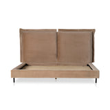 Featuring Inwood Surrey Taupe Bed by Four Hands at Amethyst Home. Inwood Surrey Taupe Bed brings a billowy look to the bedroom. Oversized pillow-like cushioning creates the headboard for this low-profile bed, for a sophisticated-while-cozy look. This bed is not compatible with an adjustable mattress.
Queen:Size: 74.75"W x 95.25"L x 43.5"HWeight: 168.65 lbsVolume: 28.36 cu ft
King:Size: 89. Amethyst Home provides interior design services, furniture, rugs, and lighting in the Kansas City metro area.