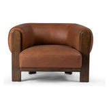 Featuring Ira Brickhouse Cognac Chair by Four Hands at Amethyst Home. A 60s-era design is re-envisioned with an exposed parawood frame, thick-cut Brazilian leather and overinflated arms that provide cushion all around. Designed with an extra-thick seat cushioning with S spring construction for a plush, supportive sit.
Collection: WestgateColors: Brickhouse Cognac ,Vintage Parawoo. Amethyst Home provides interior design, new construction, custom furniture, and area rugs in the Calabasas metro area.