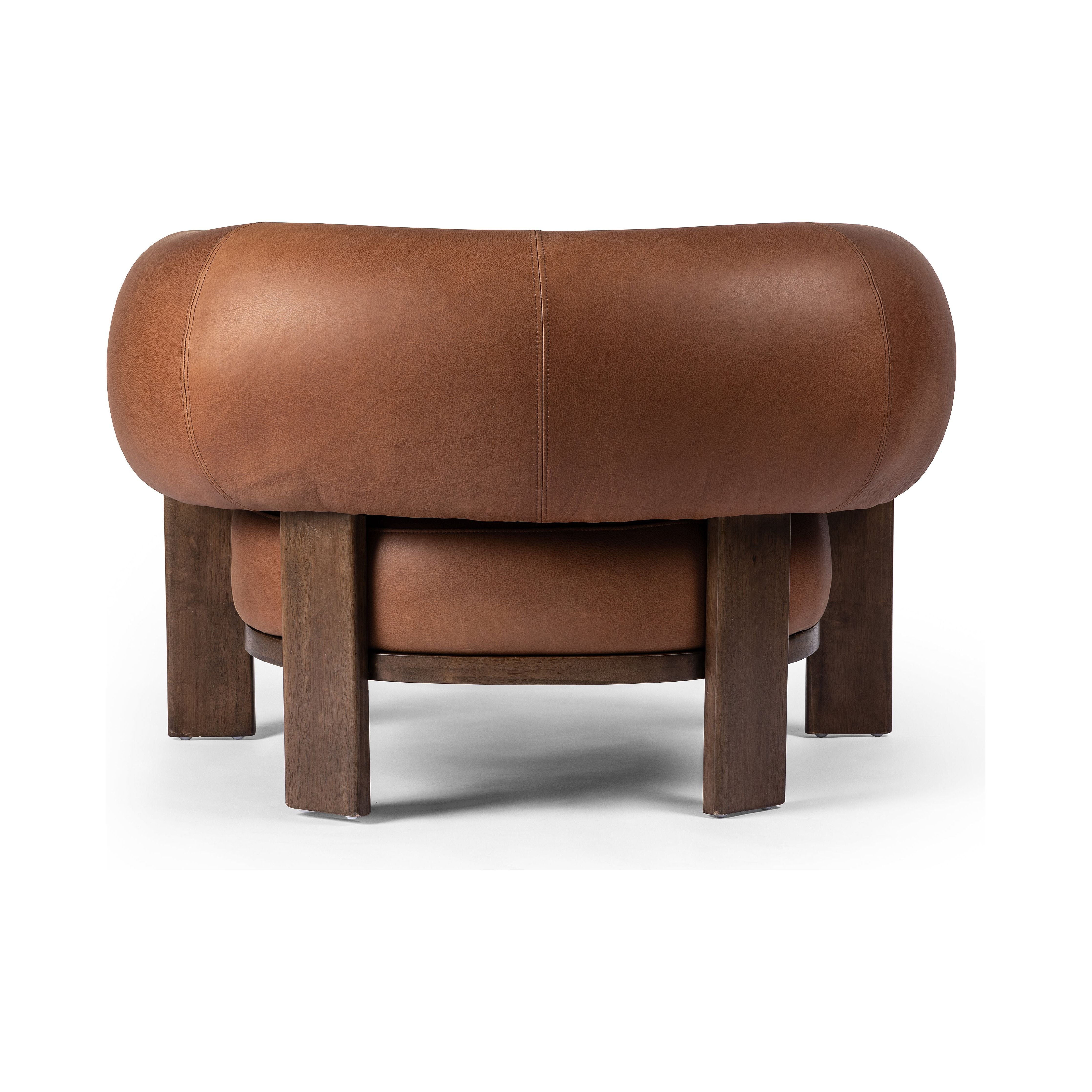Featuring Ira Brickhouse Cognac Chair by Four Hands at Amethyst Home. A 60s-era design is re-envisioned with an exposed parawood frame, thick-cut Brazilian leather and overinflated arms that provide cushion all around. Designed with an extra-thick seat cushioning with S spring construction for a plush, supportive sit.
Collection: WestgateColors: Brickhouse Cognac ,Vintage Parawoo. Amethyst Home provides interior design, new construction, custom furniture, and area rugs in the Park City metro area.