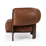 Featuring Ira Brickhouse Cognac Chair by Four Hands at Amethyst Home. A 60s-era design is re-envisioned with an exposed parawood frame, thick-cut Brazilian leather and overinflated arms that provide cushion all around. Designed with an extra-thick seat cushioning with S spring construction for a plush, supportive sit.
Collection: WestgateColors: Brickhouse Cognac ,Vintage Parawood. Amethyst Home provides interior design, new construction, custom furniture, and area rugs in the Portland metro area.