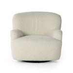 Featuring Kadon Natural Swivel Chair by Four Hands at Amethyst Home. Kadon Natural Swivel Chair is a high wing back pairs with softly rolled arms for a curvy look and supportive sit. Cream-colored shearling-upholstered seating tops a 360-degree swivel.
Overall Dimensions: 35.50"W x 39"L x 32.75"HWeight: 77.6 lbsVolume: 22.92 cu ftSeat Depth: 24.5"Seat Height: 17.5"Arm Height from Floor: 21.7. Amethyst Home provides interior design services, furniture, rugs, and lighting in the Monterey metro area.