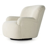 Featuring Kadon Natural Swivel Chair by Four Hands at Amethyst Home. Kadon Natural Swivel Chair is a high wing back pairs with softly rolled arms for a curvy look and supportive sit. Cream-colored shearling-upholstered seating tops a 360-degree swivel.
Overall Dimensions: 35.50"W x 39"L x 32.75"HWeight: 77.6 lbsVolume: 22.92 cu ftSeat Depth: 24.5"Seat Height: 17.5"Arm Height from Floor: 21.75"A. Amethyst Home provides interior design services, furniture, rugs, and lighting in the Omaha metro area.