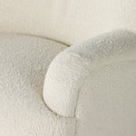 Featuring Kadon Natural Swivel Chair by Four Hands at Amethyst Home. Kadon Natural Swivel Chair is a high wing back pairs with softly rolled arms for a curvy look and supportive sit. Cream-colored shearling-upholstered seating tops a 360-degree swivel.
Overall Dimensions: 35.50"W x 39"L x 32.75"HWeight: 77.6 lbsVolume: 22.92 cu ftSeat Depth: 24.5"Seat Height: 17.5"Arm Height from Floor. Amethyst Home provides interior design services, furniture, rugs, and lighting in the Salt Lake City metro area.