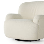Featuring Kadon Natural Swivel Chair by Four Hands at Amethyst Home. Kadon Natural Swivel Chair is a high wing back pairs with softly rolled arms for a curvy look and supportive sit. Cream-colored shearling-upholstered seating tops a 360-degree swivel.
Overall Dimensions: 35.50"W x 39"L x 32.75"HWeight: 77.6 lbsVolume: 22.92 cu ftSeat Depth: 24.5"Seat Height: 17.5"Arm Height from Floor: 21.75. Amethyst Home provides interior design services, furniture, rugs, and lighting in the Seattle metro area.