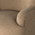 Featuring Kadon Sheepskin Camel Chair by Four Hands at Amethyst Home. Simply classic. A high wing back pairs with softly rolled arms for a curvy look and supportive sit. Tan shearling-like upholstery invites you to sit and stay a while.Overall Dimensions: 35.50"W x 39"L x 32.75"H
Collection: NorwoodColors: Sheepskin Camel ,AlmondMaterials: 100% Polyester ,Solid ParawoodOverall Di. Amethyst Home provides interior design, new construction, custom furniture, and area rugs in the Charlotte metro area.