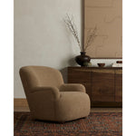 Featuring Kadon Sheepskin Camel Chair by Four Hands at Amethyst Home. Simply classic. A high wing back pairs with softly rolled arms for a curvy look and supportive sit. Tan shearling-like upholstery invites you to sit and stay a while.Overall Dimensions: 35.50"W x 39"L x 32.75"H
Collection: NorwoodColors: Sheepskin Camel ,AlmondMaterials: 100% Polyester ,Solid ParawoodOverall Dime. Amethyst Home provides interior design, new construction, custom furniture, and area rugs in the Houston metro area.