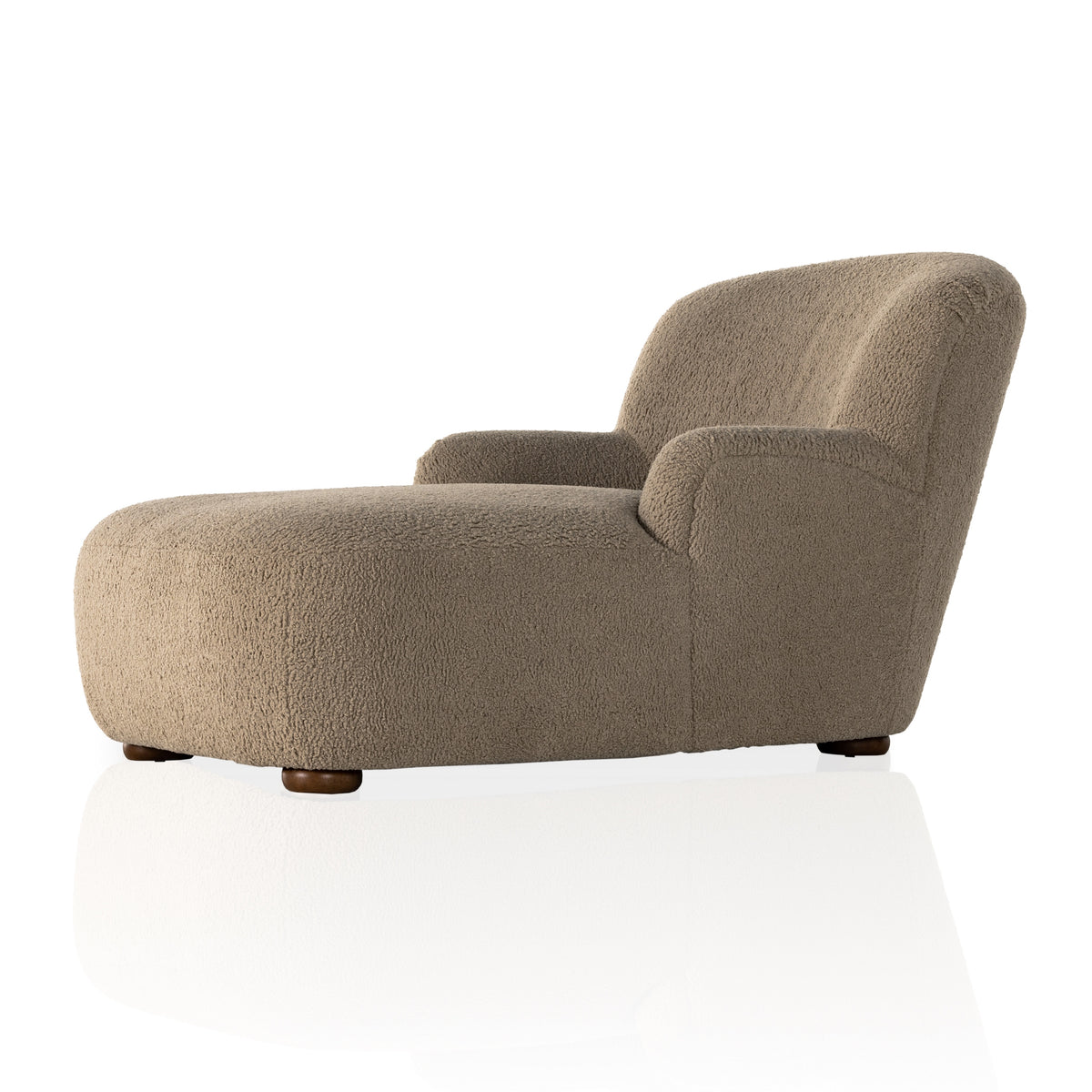 Kadon Sheepskin Camel Chaise Lounge | ready to ship!