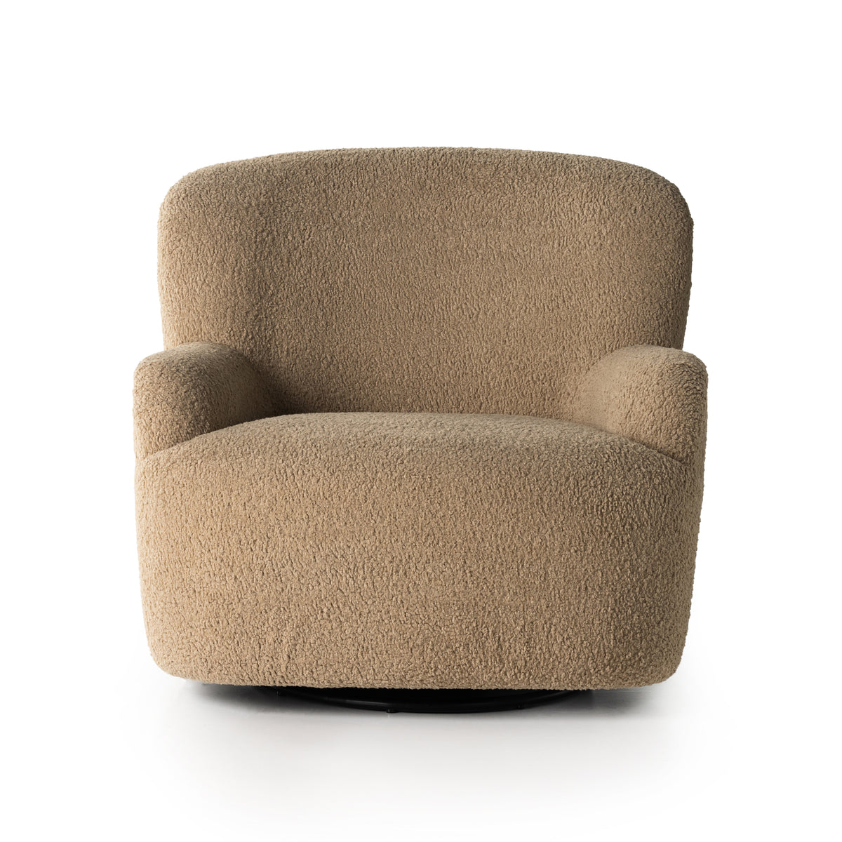 Kadon Swivel Chair in Sheepskin Camel | ready to ship!
