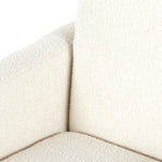 High style meets everyday sensibility. Upholstered Kima Fayette Cloud Dining Chair in cream-colored high-performance fabric, soft, voluminous shaping and grand scale dole a dramatic look to this sophisticated seating style. Amethyst Home provides interior design, new home construction design consulting, vintage area rugs, and lighting in the Portland metro area.