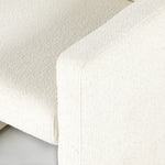 High style meets everyday sensibility. Upholstered Kima Fayette Cloud Dining Chair in cream-colored high-performance fabric, soft, voluminous shaping and grand scale dole a dramatic look to this sophisticated seating style. Amethyst Home provides interior design, new home construction design consulting, vintage area rugs, and lighting in the San Diego metro area.