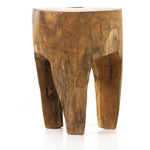 Natural teak roots add a touch of organic texture to spaces indoors or out. Each has unique character, with natural variation in knots, holes and grain character from piece to piece, and dramatic highs and lows in the finish. Over time, teak weathers and greys in the sun for a found feel. Safe for outdoor spaces. Cover or store indoors during inclement weather and when not in use. Amethyst Home provides interior design services, furniture, rugs, and lighting in the Omaha metro area.