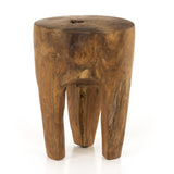 Natural teak roots add a touch of organic texture to spaces indoors or out. Each has unique character, with natural variation in knots, holes and grain character from piece to piece, and dramatic highs and lows in the finish. Over time, teak weathers and greys in the sun for a found feel. Safe for outdoor spaces. Cover or store indoors during inclement weather and when not in use. Amethyst Home provides interior design services, furniture, rugs, and lighting in the Seattle metro area.