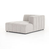 Featuring Langham Napa Sandstone Right Chaise by Four Hands at Amethyst Home. Wide, vertical channels and low styling speaks to modish Italian influence. Sandstone-colored covering and modular components allow for versatility in any space. Right arm facing piece to matching sectional. Performance fabrics are specially created to withstand spills, stains, high . Amethyst Home provides interior design, new home construction design consulting, vintage area rugs, and lighting in the Austin metro area.