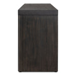 Inspired by European antiques, black-finished oak veneer features cracks and weathering for a character-rich look. Sliding doors open to reveal generous storage space for media, with rear cutouts to keep your cords out of sight Amethyst Home provides interior design, new home construction design consulting, vintage area rugs, and lighting in the Portland metro area.