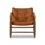 Featuring Lenz Kennison Cognac Chair by Four Hands at Amethyst Home. This material-driven take on safari styling features cognac-hued Italian-designed leather that's been lightly sanded and buffed by hand for a suede-like feel. With a tufted sling-style seat, strap arm and pivot back, this vintage-feeling accent chair makes a chic statement wherever it's styled.
Collection: Westg. Amethyst Home provides interior design, new construction, custom furniture, and area rugs in the Charlotte metro area.
