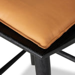 Featuring Lewis Black Counter Swivel Stool with Cushion by Four Hands at Amethyst Home. A new take on the traditional Windsor. This tall beauty is wire-brushed to highlight the cathedral grain of black oak. Perfectly sized for the counter, with a swivel for ease and a top-grain leather cushion for comfort.Overall Dimensions: 21.75"W x 21"L x 42"H
Collection. Amethyst Home provides interior design, new home construction design consulting, vintage area rugs, and lighting in the Charlotte metro area.