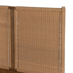 Featuring Liza Toasted Sungkai Bed by Four Hands at Amethyst Home. Dreamy woven panels is the perfect foundation for this warm, layered bed.  We love that this detail heavy look can make even the most sterile bedroom come to life.
Overall Dimensions: 64"W x 84"L x 54"HColors: Toasted Sungkai , Vintage NaturalMaterials: Solid Sungkai , 100% PolyethyleneWeight: 165.79Volume: 31.36Box. Amethyst Home provides interior design, new construction, custom furniture and area rugs in the Park City metro area