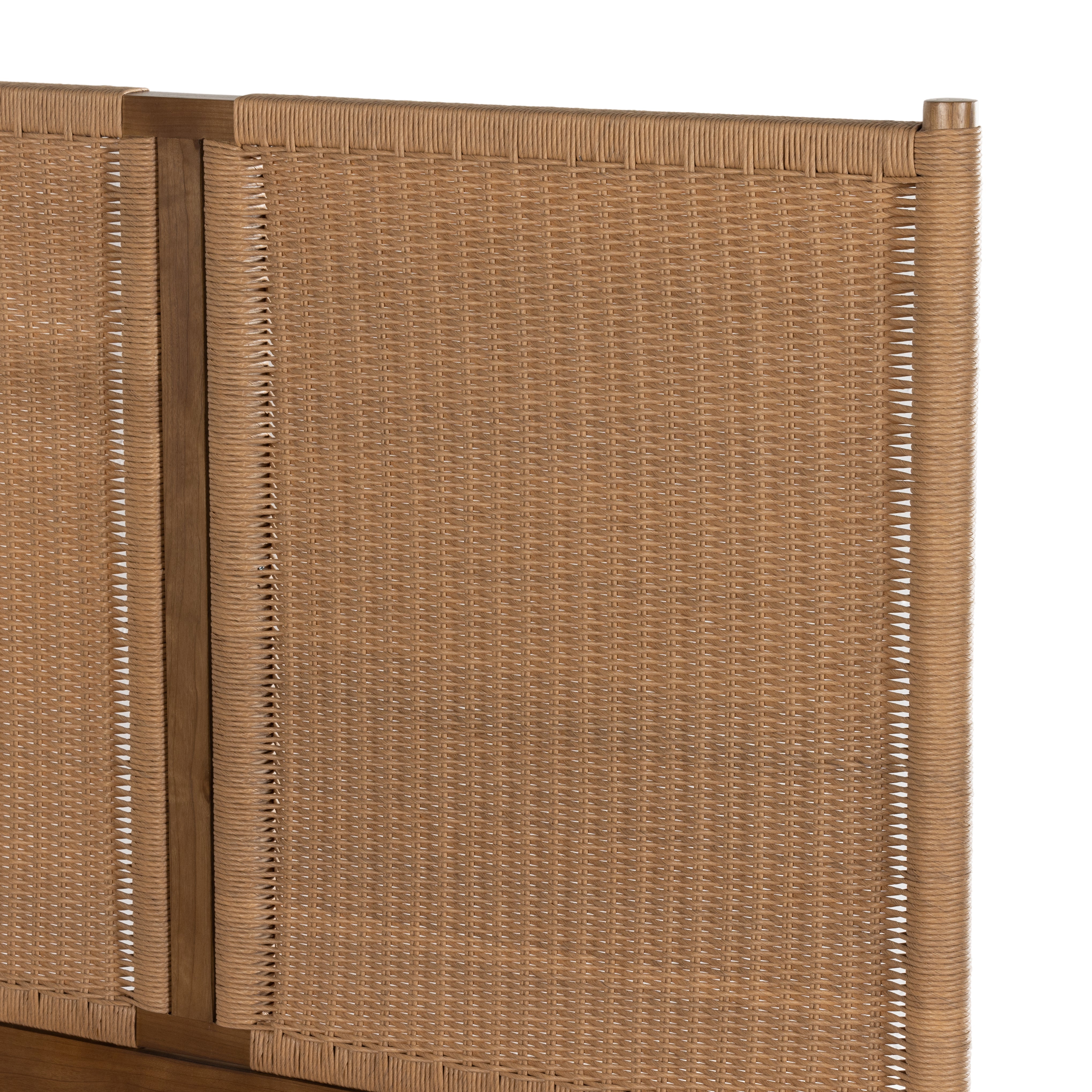 Featuring Liza Toasted Sungkai Bed by Four Hands at Amethyst Home. Dreamy woven panels is the perfect foundation for this warm, layered bed.  We love that this detail heavy look can make even the most sterile bedroom come to life.
Overall Dimensions: 64"W x 84"L x 54"HColors: Toasted Sungkai , Vintage NaturalMaterials: Solid Sungkai , 100% PolyethyleneWeight: 165.79Volume: 31.36Box. Amethyst Home provides interior design, new construction, custom furniture and area rugs in the Park City metro area