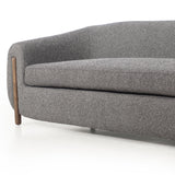Featuring Lyla Capri Ebony Sofa by Four Hands at Amethyst Home. A fresh, elongated take on the traditional tub chair, with exaggerated depth for drama and comfort. Solid parawood legs intersect ebony upholstery on this plush sofa. Performance fabrics are specially created to withstand spills, stains, high traffic and wear, ensuring long-term comfort and unmatched durability.
Overall. Amethyst Home provides interior design, new construction, custom furniture, and area rugs in the Austin metro area.