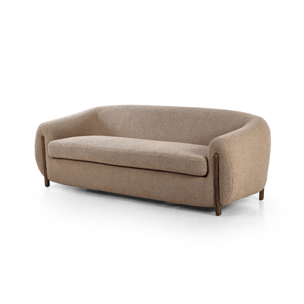 Lyla Sheepskin Camel Sofa | shipping 09/09/2025
