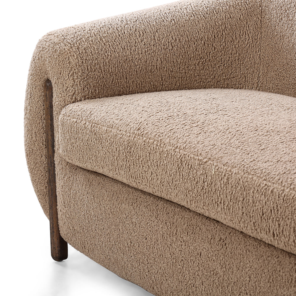 Lyla Sheepskin Camel Sofa | shipping 09/09/2025
