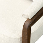 Featuring Marci Accent Chair - Altro Snow by Four Hands at Amethyst Home. This floating wrap chair features an exposed wood profile that cradles seat and back cushions. The frame feels fluid, as it travels from the ground to the upholstered back rest and back down through the hind legs. Spring suspension ensures stylish comfort.
Collection: FarrowColors: T. Amethyst Home provides interior design, new home construction design consulting, vintage area rugs, and lighting in the Alpharetta metro area.