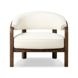 Featuring Marci Accent Chair - Altro Snow by Four Hands at Amethyst Home. This floating wrap chair features an exposed wood profile that cradles seat and back cushions. The frame feels fluid, as it travels from the ground to the upholstered back rest and back down through the hind legs. Spring suspension ensures stylish comfort.
Collection: FarrowColor. Amethyst Home provides interior design, new home construction design consulting, vintage area rugs, and lighting in the Salt Lake City metro area.