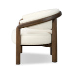 Featuring Marci Accent Chair - Altro Snow by Four Hands at Amethyst Home. This floating wrap chair features an exposed wood profile that cradles seat and back cushions. The frame feels fluid, as it travels from the ground to the upholstered back rest and back down through the hind legs. Spring suspension ensures stylish comfort.
Collection: FarrowColors: Te. Amethyst Home provides interior design, new home construction design consulting, vintage area rugs, and lighting in the San Diego metro area.